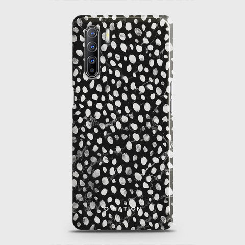 Oppo Reno 3 Cover - Bold Dots Series - Matte Finish - Snap On Hard Case with LifeTime Colors Guarantee