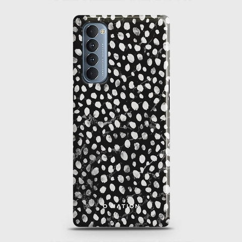 Oppo Reno 4 Pro 4G Cover - Bold Dots Series - Matte Finish - Snap On Hard Case with LifeTime Colors Guarantee