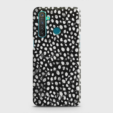 Realme 5 Cover - Bold Dots Series - Matte Finish - Snap On Hard Case with LifeTime Colors Guarantee