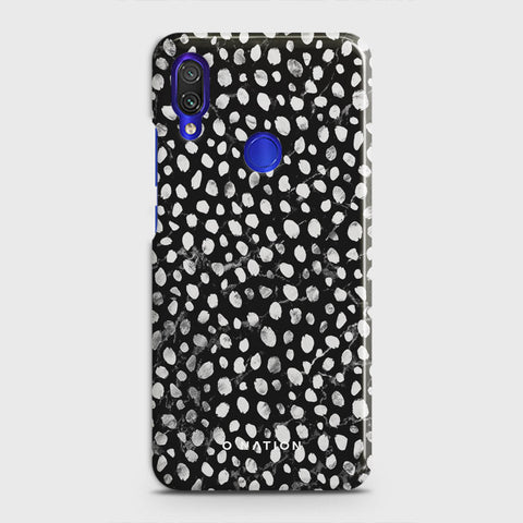 Xiaomi Redmi Note 7 Cover - Bold Dots Series - Matte Finish - Snap On Hard Case with LifeTime Colors Guarantee