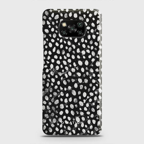 Xiaomi Poco X3 Pro Cover - Bold Dots Series - Matte Finish - Snap On Hard Case with LifeTime Colors Guarantee