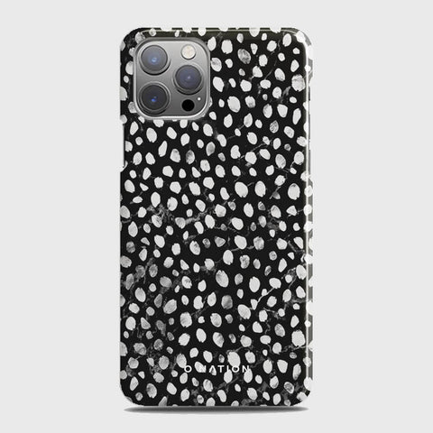 iPhone 12 Pro Max Cover - Bold Dots Series - Matte Finish - Snap On Hard Case with LifeTime Colors Guarantee