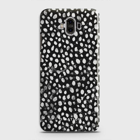 Huawei Mate 10 Cover - Bold Dots Series - Matte Finish - Snap On Hard Case with LifeTime Colors Guarantee