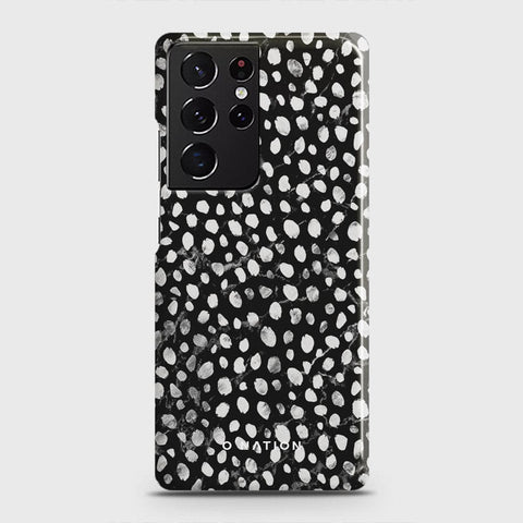 Samsung Galaxy S21 Ultra 5G Cover - Bold Dots Series - Matte Finish - Snap On Hard Case with LifeTime Colors Guarantee