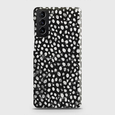 Samsung Galaxy S21 Plus 5G Cover - Bold Dots Series - Matte Finish - Snap On Hard Case with LifeTime Colors Guarantee