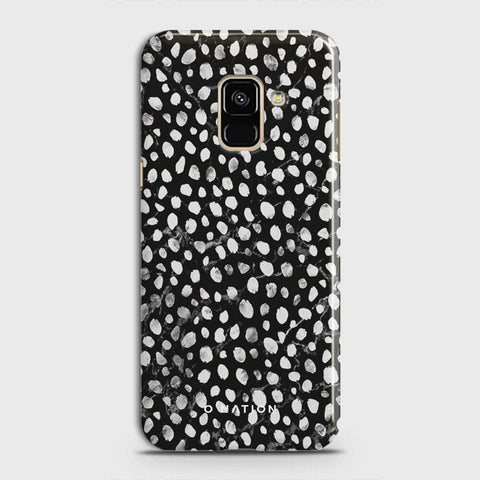 Samsung A6 2018 Cover - Bold Dots Series - Matte Finish - Snap On Hard Case with LifeTime Colors Guarantee