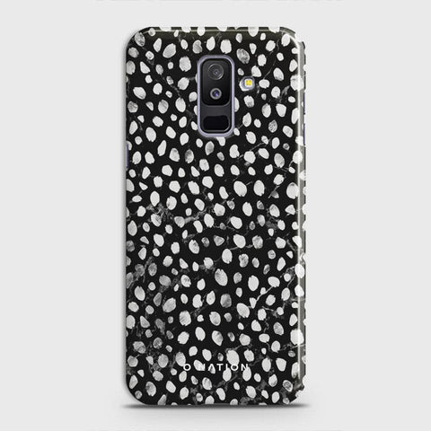 Samsung A6 Plus 2018 Cover - Bold Dots Series - Matte Finish - Snap On Hard Case with LifeTime Colors Guarantee