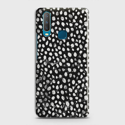 Vivo Y17 Cover - Bold Dots Series - Matte Finish - Snap On Hard Case with LifeTime Colors Guarantee