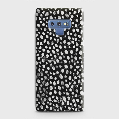 Samsung Galaxy Note 9 Cover - Bold Dots Series - Matte Finish - Snap On Hard Case with LifeTime Colors Guarantee