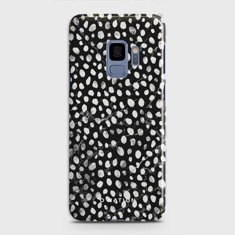 Samsung Galaxy S9 Cover - Bold Dots Series - Matte Finish - Snap On Hard Case with LifeTime Colors Guarantee