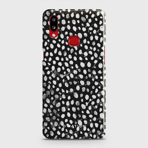 Samsung Galaxy A10s Cover - Bold Dots Series - Matte Finish - Snap On Hard Case with LifeTime Colors Guarantee