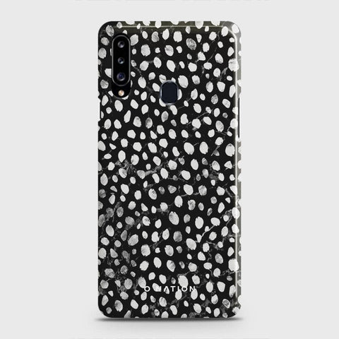 Samsung Galaxy A20s Cover - Bold Dots Series - Matte Finish - Snap On Hard Case with LifeTime Colors Guarantee