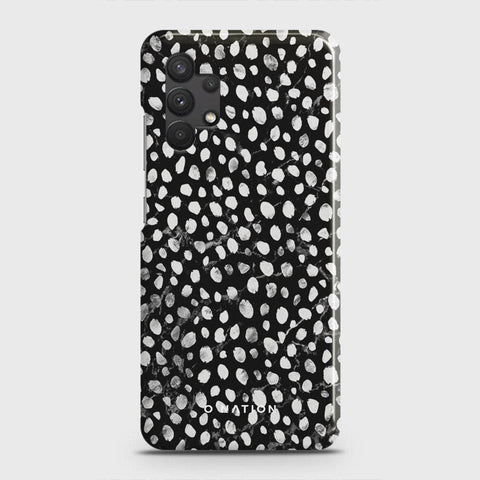 Samsung Galaxy A32 Cover - Bold Dots Series - Matte Finish - Snap On Hard Case with LifeTime Colors Guarantee