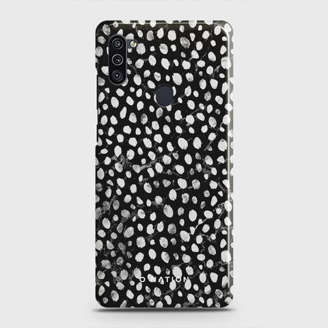 Samsung Galaxy M11 Cover - Bold Dots Series - Matte Finish - Snap On Hard Case with LifeTime Colors Guarantee