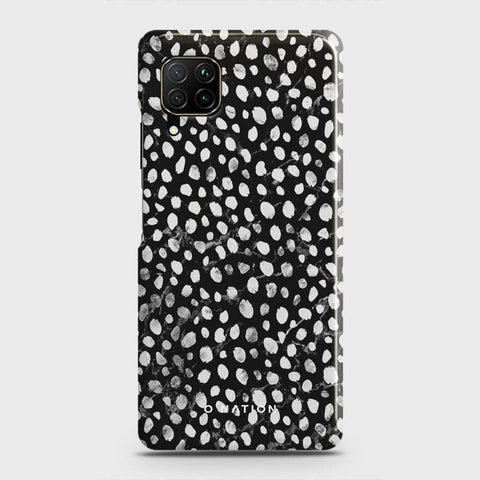 Huawei P40 lite Cover - Bold Dots Series - Matte Finish - Snap On Hard Case with LifeTime Colors Guarantee