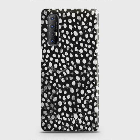 Oppo Reno 3 Pro Cover - Bold Dots Series - Matte Finish - Snap On Hard Case with LifeTime Colors Guarantee