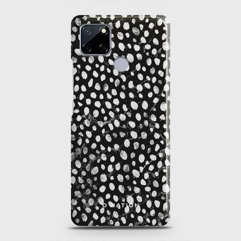 Realme C12 Cover - Bold Dots Series - Matte Finish - Snap On Hard Case with LifeTime Colors Guarantee