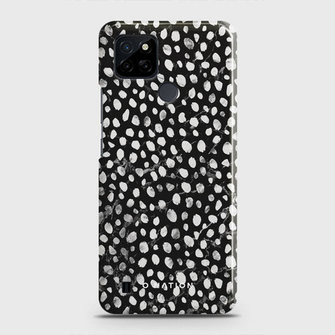 Realme C25Y Cover - Bold Dots Series - Matte Finish - Snap On Hard Case with LifeTime Colors Guarantee