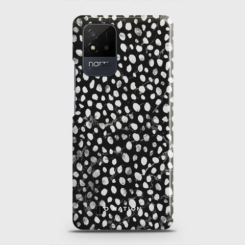 Realme C20 Cover - Bold Dots Series - Matte Finish - Snap On Hard Case with LifeTime Colors Guarantee