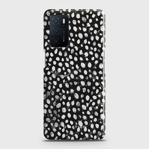 Oppo A16 Cover - Bold Dots Series - Matte Finish - Snap On Hard Case with LifeTime Colors Guarantee