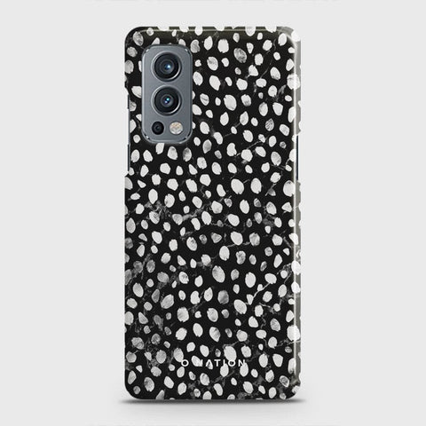 OnePlus Nord 2 Cover - Bold Dots Series - Matte Finish - Snap On Hard Case with LifeTime Colors Guarantee