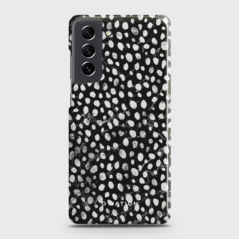 Samsung Galaxy S21 FE 5G Cover - Bold Dots Series - Matte Finish - Snap On Hard Case with LifeTime Colors Guarantee