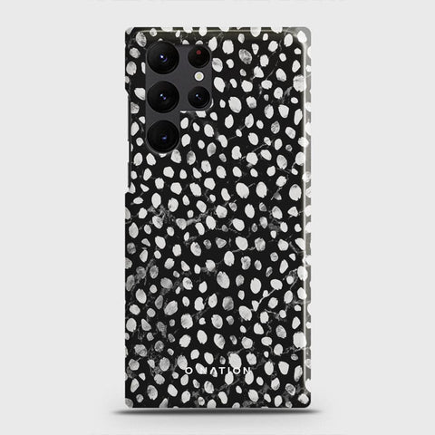 Samsung Galaxy S22 Ultra 5G Cover - Bold Dots Series - Matte Finish - Snap On Hard Case with LifeTime Colors Guarantee