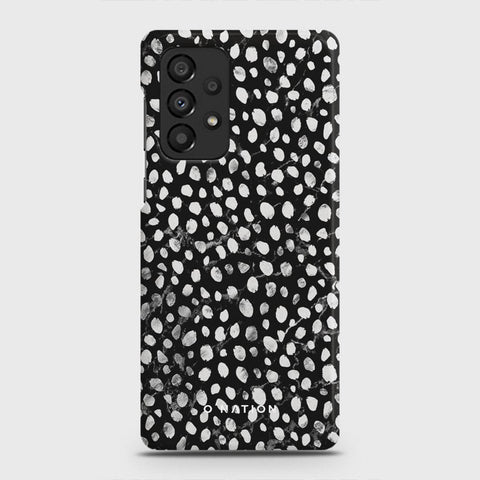 Samsung Galaxy A33 5G Cover - Bold Dots Series - Matte Finish - Snap On Hard Case with LifeTime Colors Guarantee