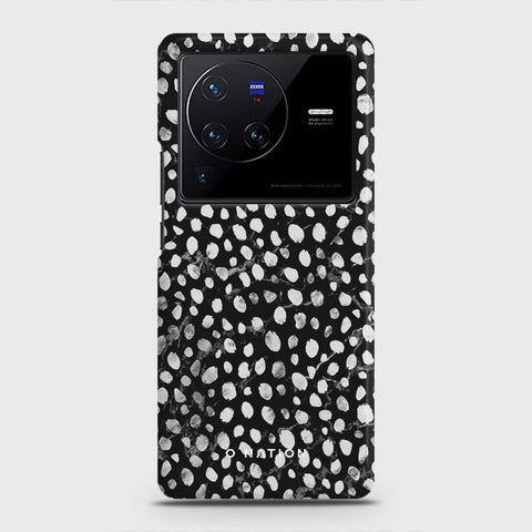 Vivo X80 Cover - Bold Dots Series - Matte Finish - Snap On Hard Case with LifeTime Colors Guarantee