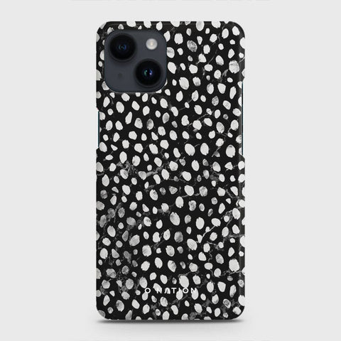 iPhone 14 Cover - Bold Dots Series - Matte Finish - Snap On Hard Case with LifeTime Colors Guarantee