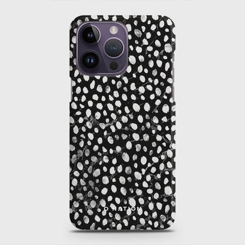 iPhone 14 Pro Cover - Bold Dots Series - Matte Finish - Snap On Hard Case with LifeTime Colors Guarantee