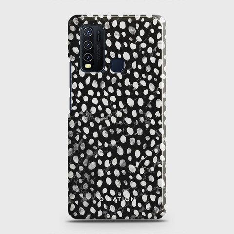 Vivo Y30  Cover - Bold Dots Series - Matte Finish - Snap On Hard Case with LifeTime Colors Guarantee