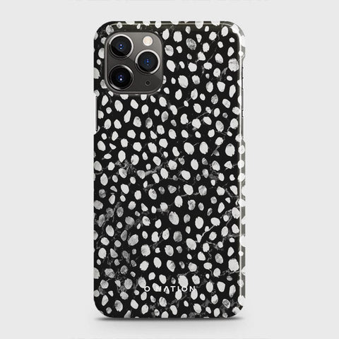 iPhone 11 Pro Max Cover - Bold Dots Series - Matte Finish - Snap On Hard Case with LifeTime Colors Guarantee