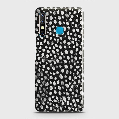 Infinix Hot 8 Cover - Bold Dots Series - Matte Finish - Snap On Hard Case with LifeTime Colors Guarantee