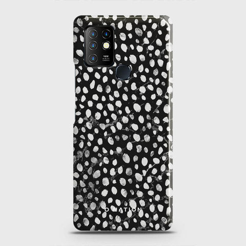 Infinix Hot 10 Cover - Bold Dots Series - Matte Finish - Snap On Hard Case with LifeTime Colors Guarantee