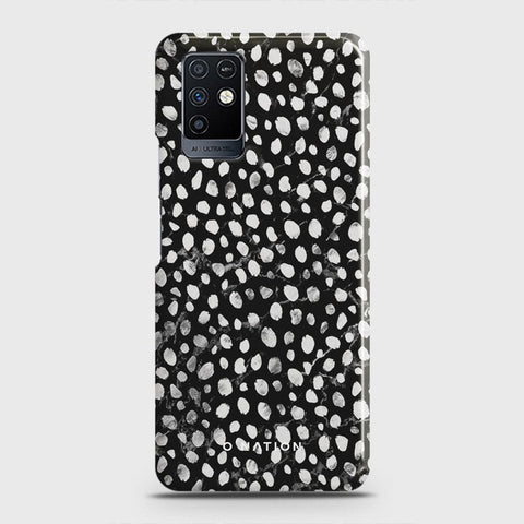 Infinix Note 10 Cover - Bold Dots Series - Matte Finish - Snap On Hard Case with LifeTime Colors Guarantee