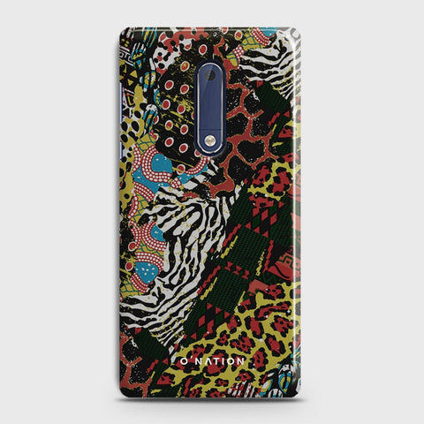 Nokia 5 Cover - Bold Dots Series - Matte Finish - Snap On Hard Case with LifeTime Colors Guarantee