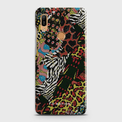 Huawei Y6 2019 Cover - Bold Dots Series - Matte Finish - Snap On Hard Case with LifeTime Colors Guarantee