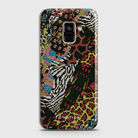 Samsung A6 2018 Cover - Bold Dots Series - Matte Finish - Snap On Hard Case with LifeTime Colors Guarantee