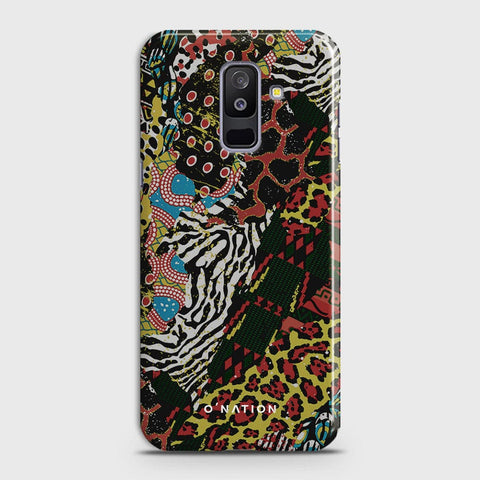 Samsung A6 Plus 2018 Cover - Bold Dots Series - Matte Finish - Snap On Hard Case with LifeTime Colors Guarantee