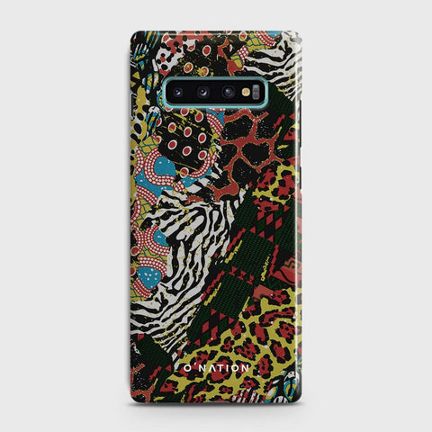 Samsung Galaxy S10 Plus Cover - Bold Dots Series - Matte Finish - Snap On Hard Case with LifeTime Colors Guarantee