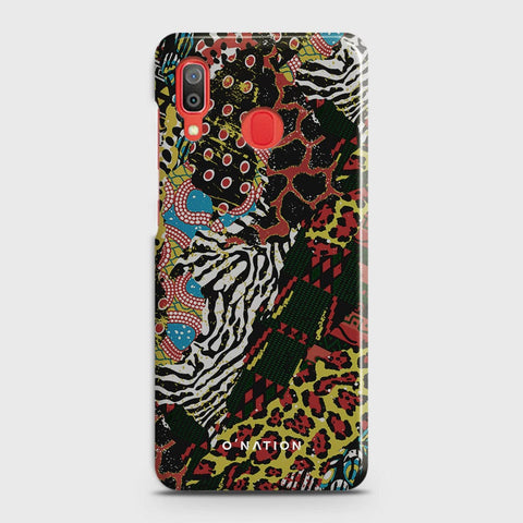 Samsung Galaxy A30 Cover - Bold Dots Series - Matte Finish - Snap On Hard Case with LifeTime Colors Guarantee