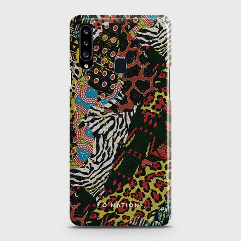 Samsung Galaxy A20s Cover - Bold Dots Series - Matte Finish - Snap On Hard Case with LifeTime Colors Guarantee