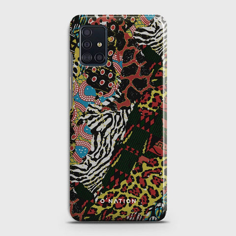 Samsung Galaxy A51 Cover - Bold Dots Series - Matte Finish - Snap On Hard Case with LifeTime Colors Guarantee