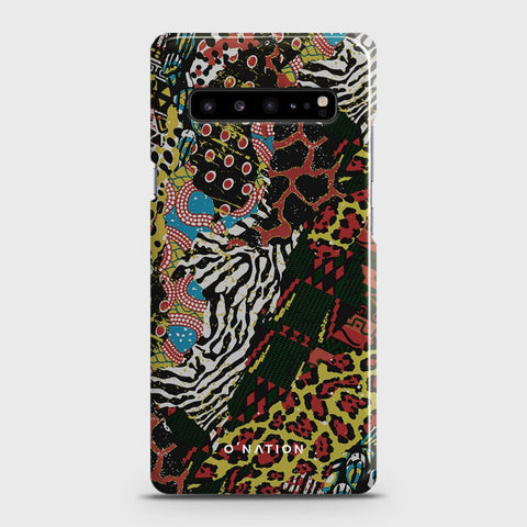 Samsung Galaxy S10 5G Cover - Bold Dots Series - Matte Finish - Snap On Hard Case with LifeTime Colors Guarantee