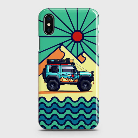 iPhone XS Cover - Adventure Series - Matte Finish - Snap On Hard Case with LifeTime Colors Guarantee