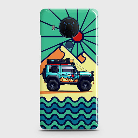 Nokia 5.4 Cover - Adventure Series - Matte Finish - Snap On Hard Case with LifeTime Colors Guarantee