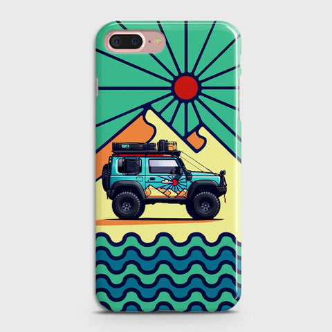 iPhone 8 Plus Cover - Adventure Series - Matte Finish - Snap On Hard Case with LifeTime Colors Guarantee