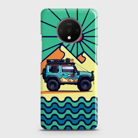 OnePlus 7T Cover - Adventure Series - Matte Finish - Snap On Hard Case with LifeTime Colors Guarantee