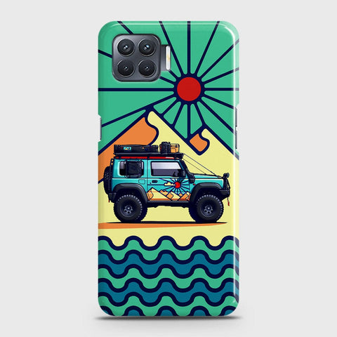 Oppo F17 Pro Cover - Adventure Series - Matte Finish - Snap On Hard Case with LifeTime Colors Guarantee